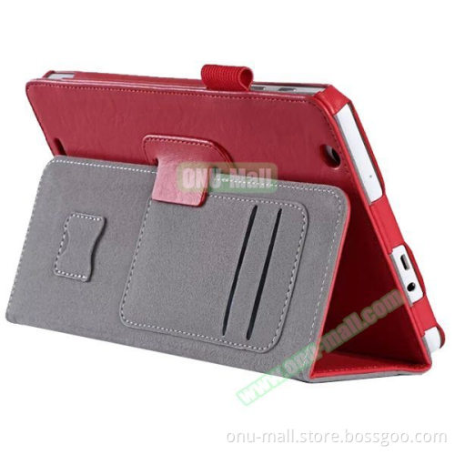 Crazy Horse Texture Flip Stand Protective Case Leather Tablet Cover for Acer Iconia One 8 B1-810